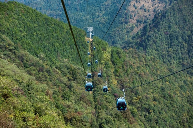 湖南莽山五指峰索道项目